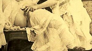 Secret vintage lesbian beaver play