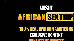 Tanzanian Maid's Ebony Deepthroat Blowjob Morning Hotel Interracial Rough Fuck!