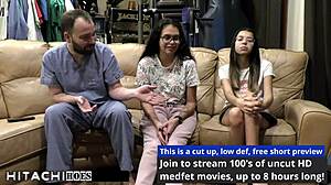 Freshman squirms in ecstasy from mandatory hitachi vibrator orgasm by doctor angel santana in tampa hospital