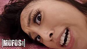 alexia anders tempts her brother-in-law charles dera with sexy lingerie before laying down for intense pov action from mofos