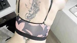 Step son rams mommy hard kitchen big ass natural tits wet pussy