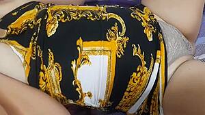 Sexy latina mature babe flashes big ass and tits feeling super horny