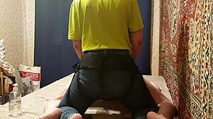 Anastasia the mistress pegs sissy sasha's ass hard with strapon in homemade femdom bliss