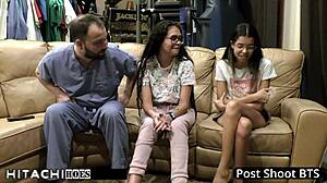 Freshman squirms in ecstasy from mandatory hitachi vibrator orgasm by doctor angel santana in tampa hospital