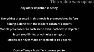 blindfolded latina yasmine woods spreads in latex gloves backstage humiliation