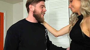 Hot date turns rough! emma sirus rides steve rickz hard 💦🔥