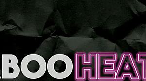 Chubby goth brunette Cory Chase titty fucks huge cock clown style