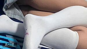 SWEET LATINA STUDENT SKIPS SCHOOL FOR BEST FRIEND'S BOYFRIEND POUNDING