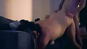 Horny Wife Bent Over Moaning Hard Fucked By Daddy In Living Room