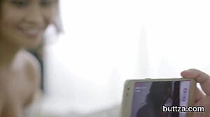 Petite Half-Naked Teen Takes Anal Pounding
