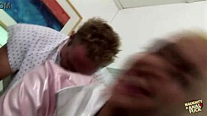 Big-Dicked Patients Condom-Fuck Fake-Titted Nurses in Hospital