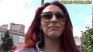Tempting Big Tits Colombian Instructor Tease