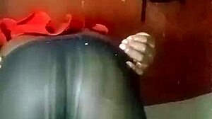 sexy shemale strokes throbbing cock to messy explosion