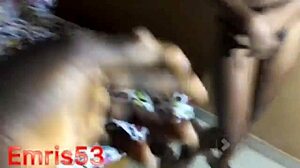 Nigerian Teen's Massive Ebony Tits Shake Seductively Wild