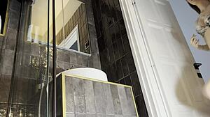 Petite Cheerleader, Panties Off Under Miniskirt in Bathroom - Show Us More?