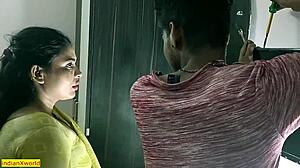 TV Mechanic Fucks Big Tits Divorced Bengali Bhabhi with Titty Fuck Action