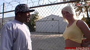 Blonde Teen Slut's Tiny Tits Drench in BBC Cumshot Explosion!