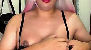this caliente transexual's got those rich tits you crave