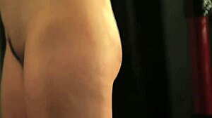 Ball-Gagged Lezdom Sub Chokes In Bondage!!