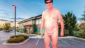 she strips in parking lot shakes ass masturbates with agarabas vibrator close up