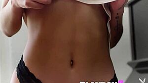 i love petite teen uma jolie's sexy lingerie big ass strip