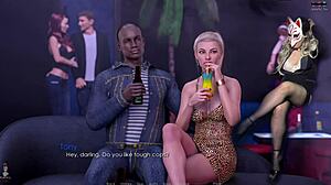 Kate's no panties upskirt tease turns into wild club group play 😈💃