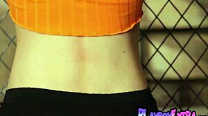 Confident Handcuffed Teen Abbie Brandon Poses Nude!