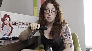 redhead tests ueros nexus machine dildo pounding her tits