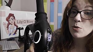 redhead tests ueros nexus machine dildo pounding her tits