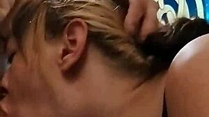 Wife On Knees Gives SLOPPY DEEPTHROAT BJ Gagging SPIT Sharing COCK Power!