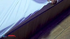 Blonde wife cums hard on black cock at the gym