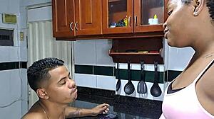 Chubby Colombian Girlfriend's Best Blowjobs in Homemade Dorm Sessions