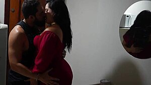horny stud picks chubby latina at bar licks her feet then pounds big ass rough