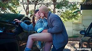 reality kings teen chokes on deepthroat blowjob with gagging cumshot