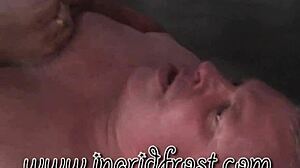 blonde femdom mistress crushes loser under feet in bdsm humiliation