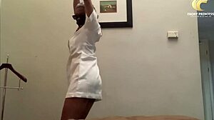 ebony nurse bangs interviewer for promotion