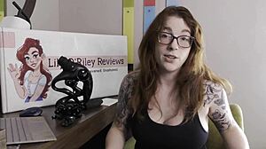 redhead tests ueros nexus machine dildo pounding her tits