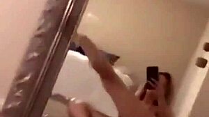 the beautiful teen babe spreads wide for anal and pussy toy masturbation on cam