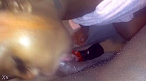 Ghetto Hood Chick Sucks Wet Cock Deep in the Streets