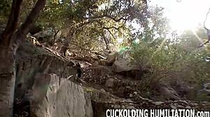 Your Pathetic Shrimp Dick Humiliated by His Massive Black Bull Cock Cuckold