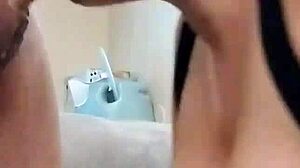 Wife On Knees Gives SLOPPY DEEPTHROAT BJ Gagging SPIT Sharing COCK Power!