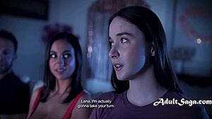 Stepfather's taboo romp with friends' daughters unfolds