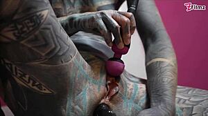 Wet Gape Thrills from Anal Stretching in Work Clothes Squirts