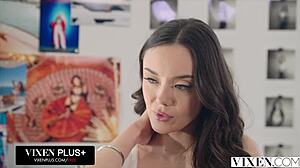 stunning vixen model catherine knight craves photographer's monster cock deep inside her