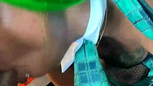 Sucking this ebony cock deep was the only game i craved for sloppy orgasm