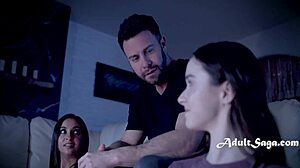 Stepfather's taboo romp with friends' daughters unfolds