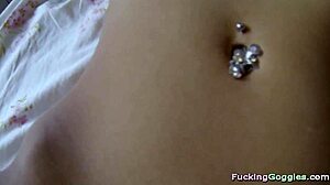 russian teen drops to knees for sloppy amateur blowjob adventure