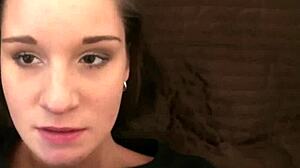 i flashed my big tits as bartender then fucked outside with friend