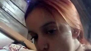 She lovingly deepthroats thick cock with tender sucks craving warm cum in mouth