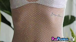 Hope Heaven's Sexy Petite Ass and Small Tits Bare in Teasing Striptease!